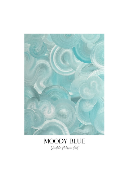 MOODY BLUE  | Poster- Tidigare design