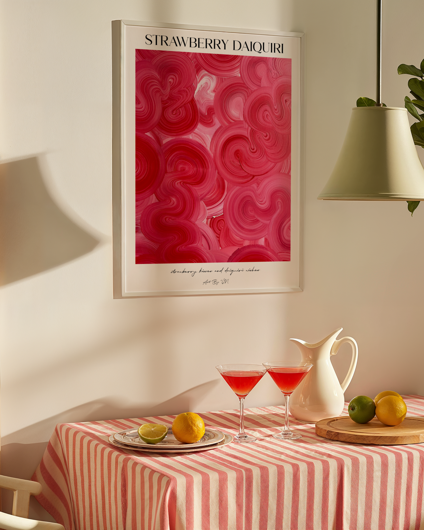 STRAWBERRY DAIQUIRI  | Poster- The Cocktail Collection