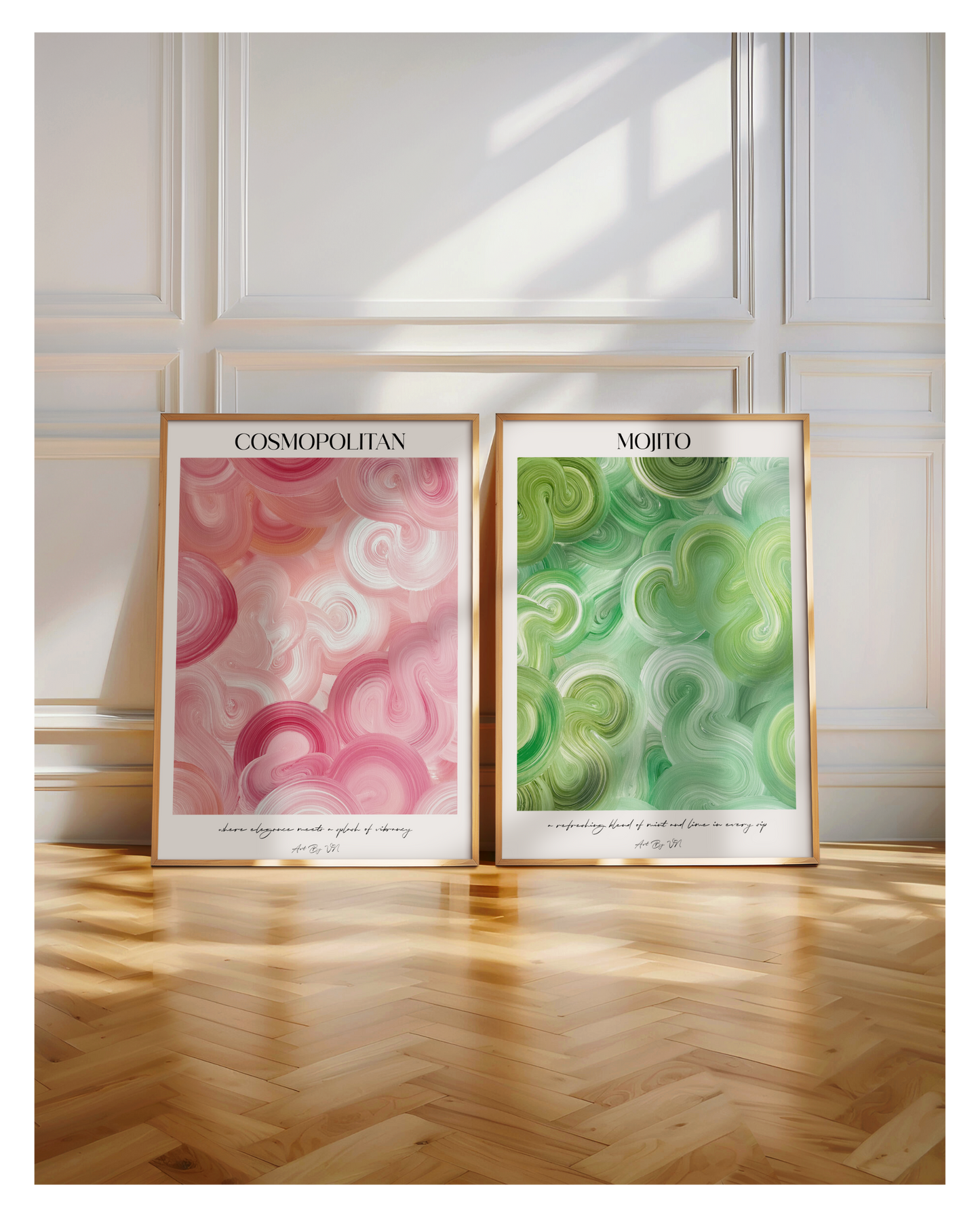 Poster Set- Cosmopolitan & Mojito