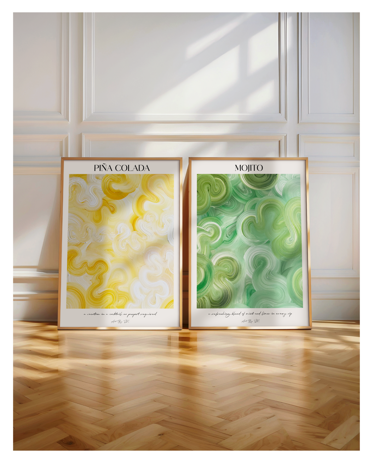 Poster Set- Piña Colada & Mojito