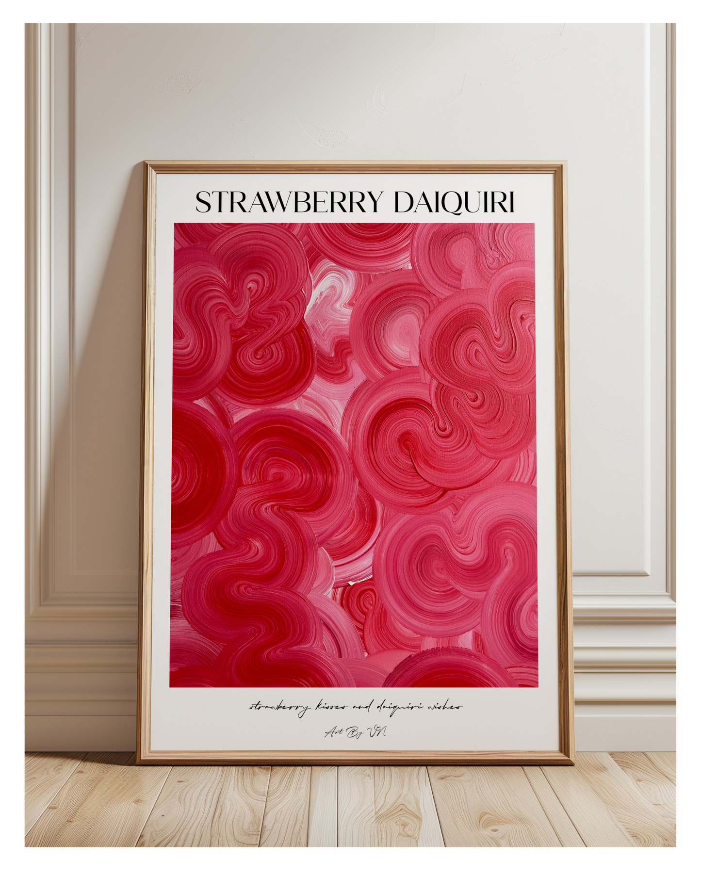 STRAWBERRY DAIQUIRI  | Poster- The Cocktail Collection