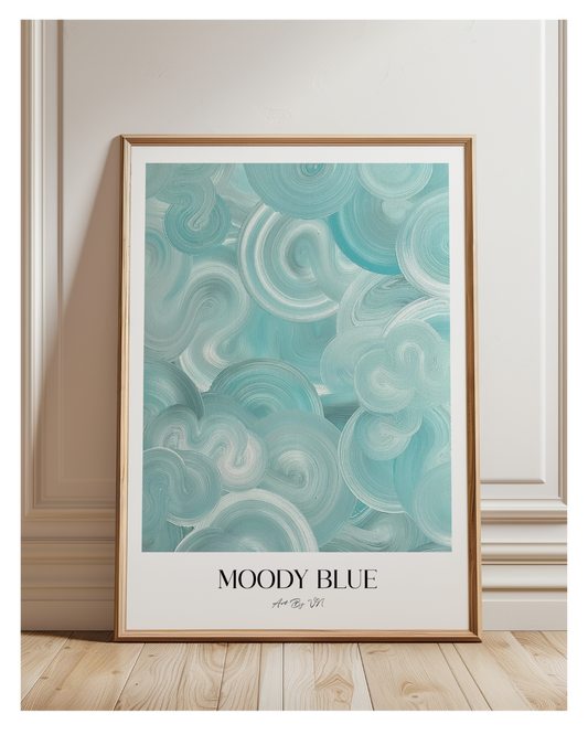 MOODY BLUE | Poster