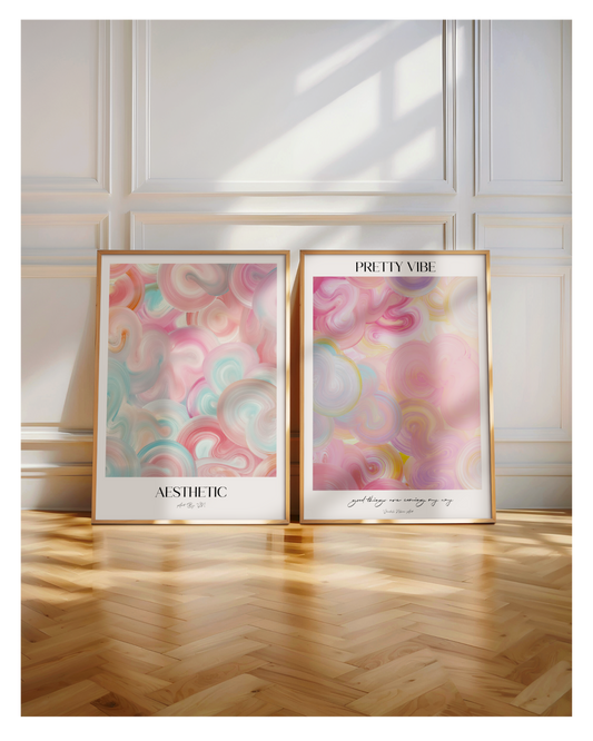 Poster Set- Aesthetic & Pretty Vibe