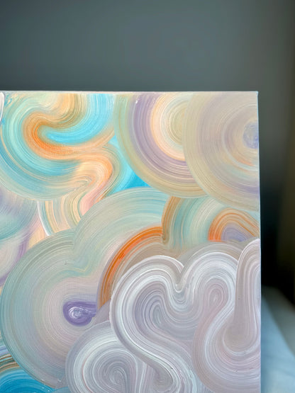 PASTEL SWIRL TAVLA