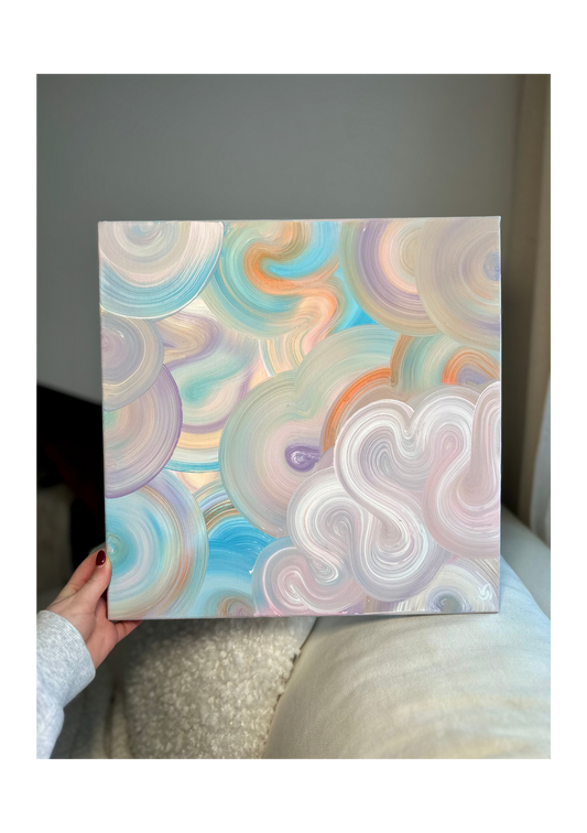 PASTEL SWIRL TAVLA