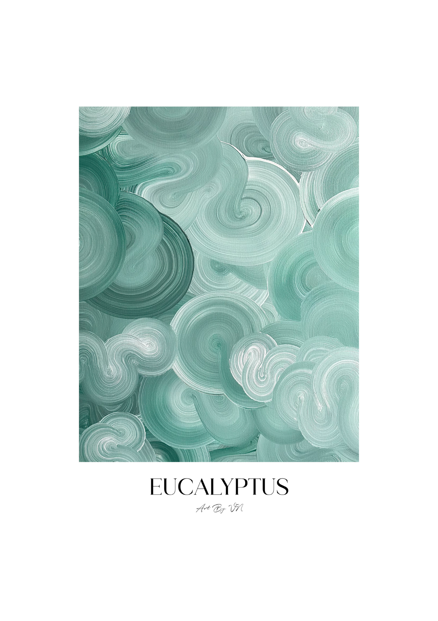 Poster Set- Eucalyptus & Moody Blue