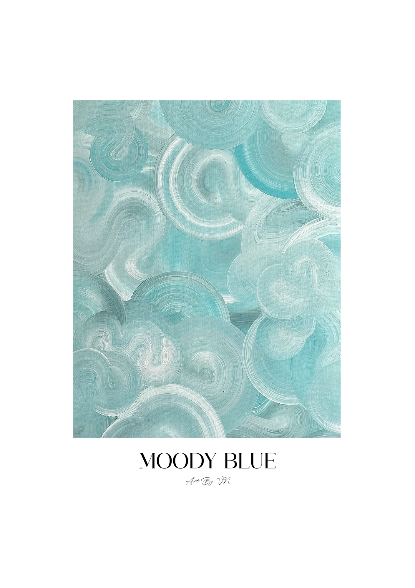 MOODY BLUE | Poster