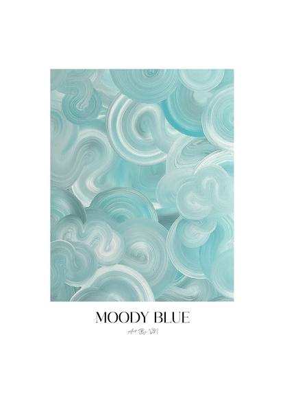 Poster Set- Eucalyptus & Moody Blue