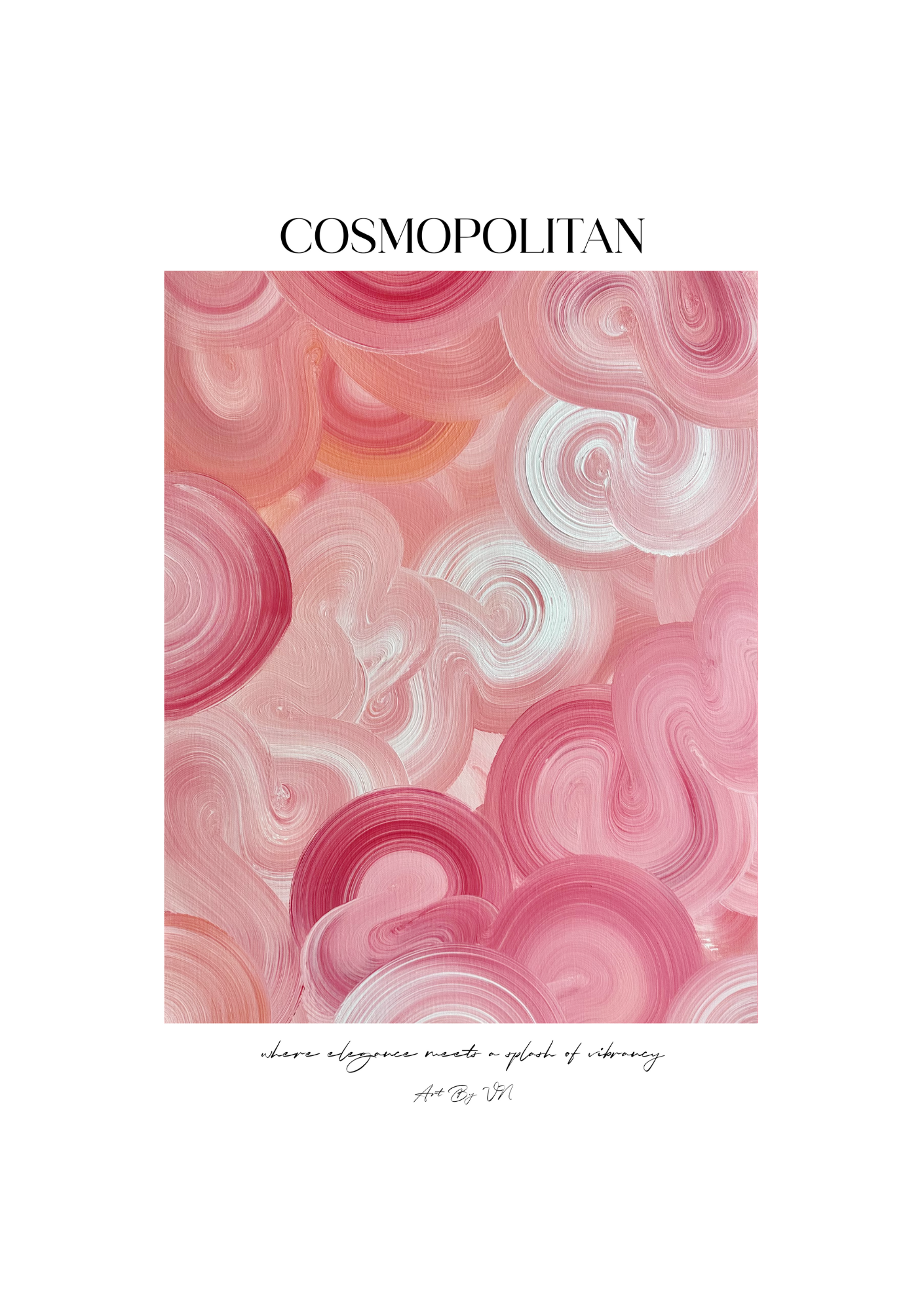 COSMOPOLITAN | Poster-The Cocktail Collection