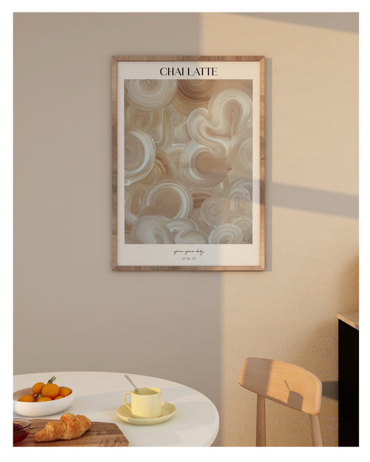 CHAI LATTE | Poster- The Barista Collection