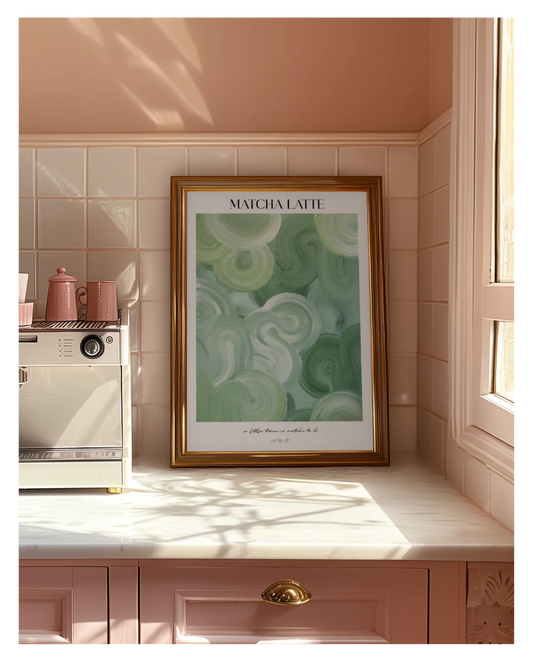 MATCHA LATTE | Poster- The Barista Collection