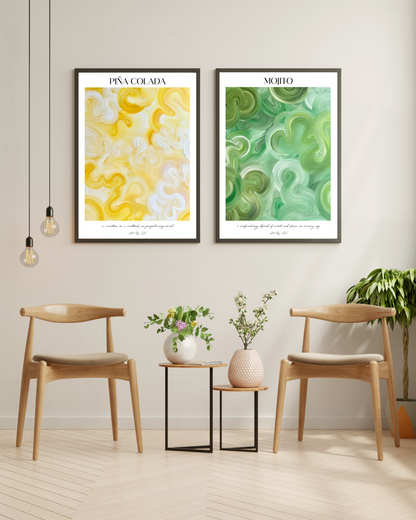 PIÑA COLADA | Poster- The Cocktail Collection