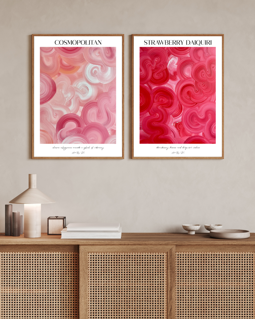 STRAWBERRY DAIQUIRI  | Poster- The Cocktail Collection