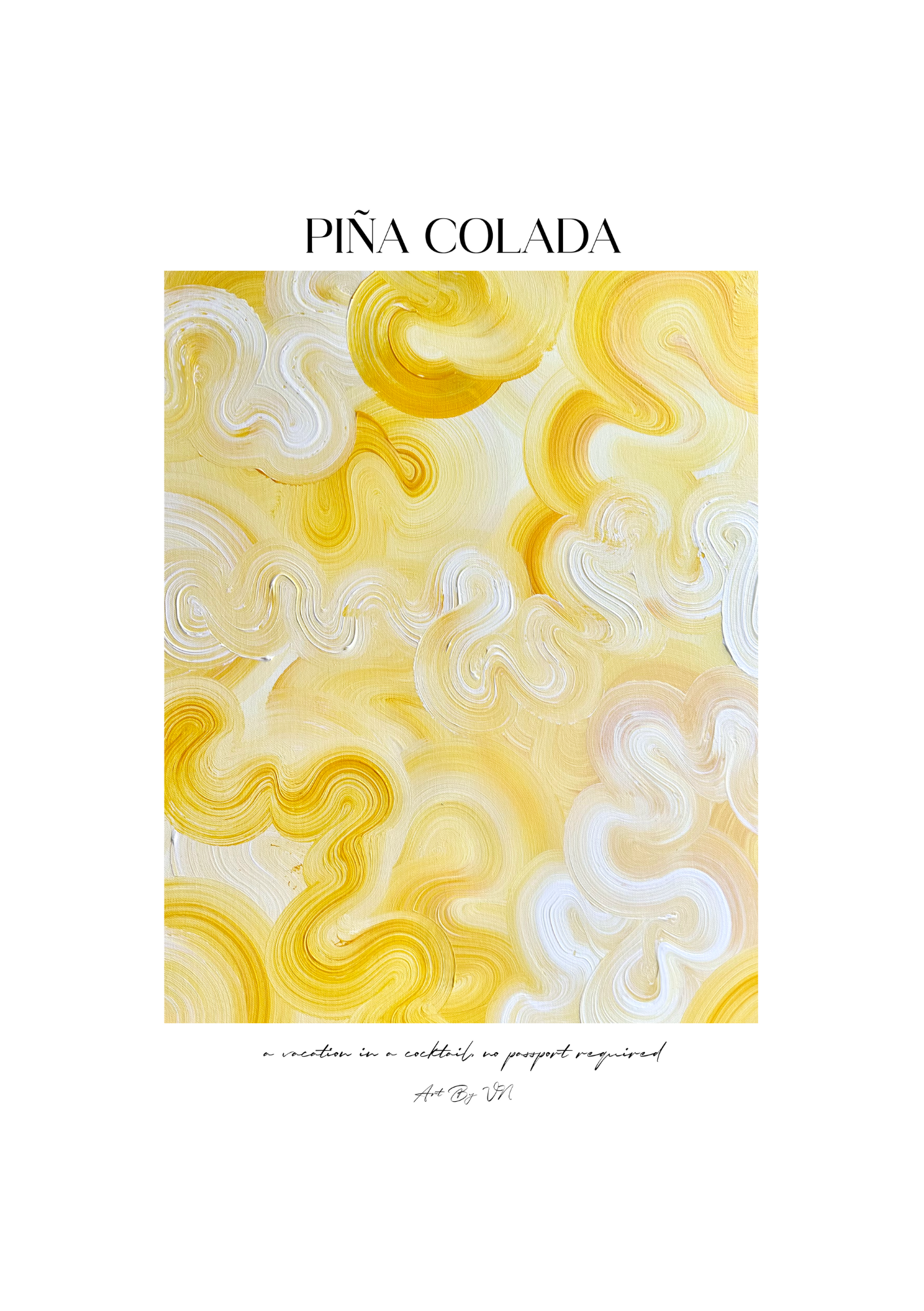 Poster Set- Cosmopolitan & Piña Colada